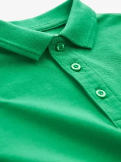 Vert - Polos en coton à manches courtes pour l'école, lot de 2 (3-16ans)