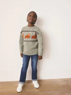 Vert - Pull de la famille Hamish The Highland Cow assorti (3mois à16ans)