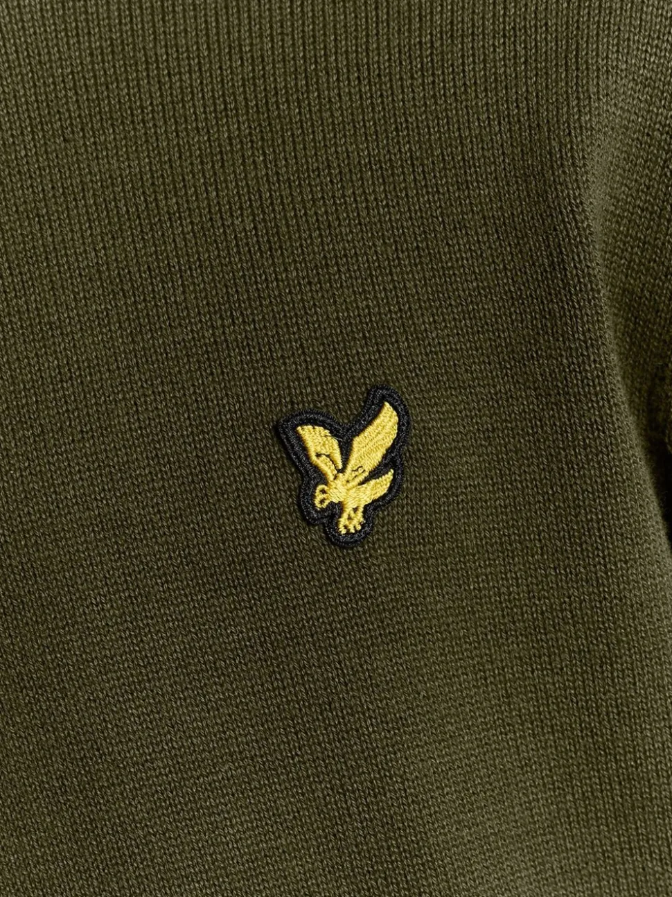 Vert - Pull Lyle & Scott Garçons en maille à Col rond
