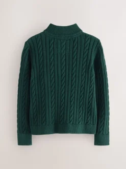 Vert - Pull Superdry en maille