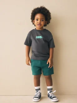 Vert - Short en jersey (3mths-7yrs)