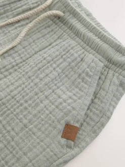 vert - Short texturé doux à enfiler (3mois-7ans)