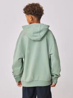vert - Sweat à capuche Baker by Ted Baker épais à enfiler