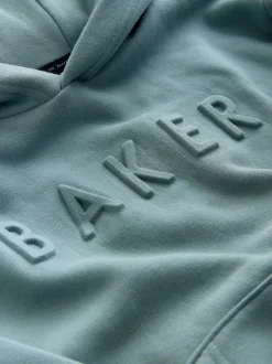 Vert - Sweat à capuche Baker by Ted Baker oversize en relief