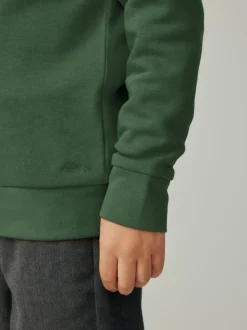 Vert - Sweat Clarks unisexe à col ras du cou pour l’école