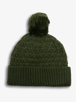 Vert - The Little Tailor Bébé 100% Cotton Cable Knit Romper And Chapeaux Gift Set