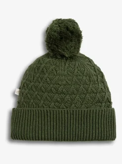 Vert - The Little Tailor Bébé 100% Cotton Cable Knit Romper And Chapeaux Gift Set