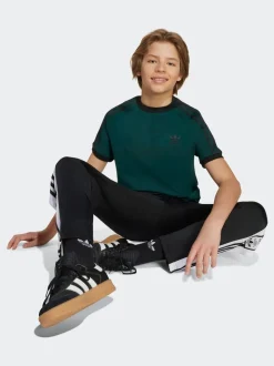 Vert - T-shirt Adidas Original Adicolor 3-Rayures enfant