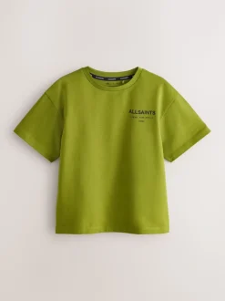 Vert - T-shirt smALLSAINTS oversize en Coton à Col rond
