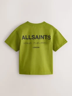 Vert - T-shirt smALLSAINTS oversize en Coton à Col rond