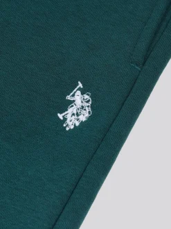 Vert - U.S. Polo Assn. Ensemble Survêtement et Sweat-shirt à capuche zippé Double Horsemen