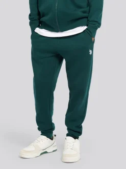 Vert - U.S. Polo Assn. Ensemble Survêtement et Sweat-shirt à capuche zippé Double Horsemen