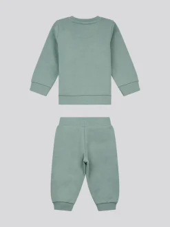 Vert - U.S. Polo Assn. Ensemble Sweat-shirt Col rond et Survêtement Double Horsemen