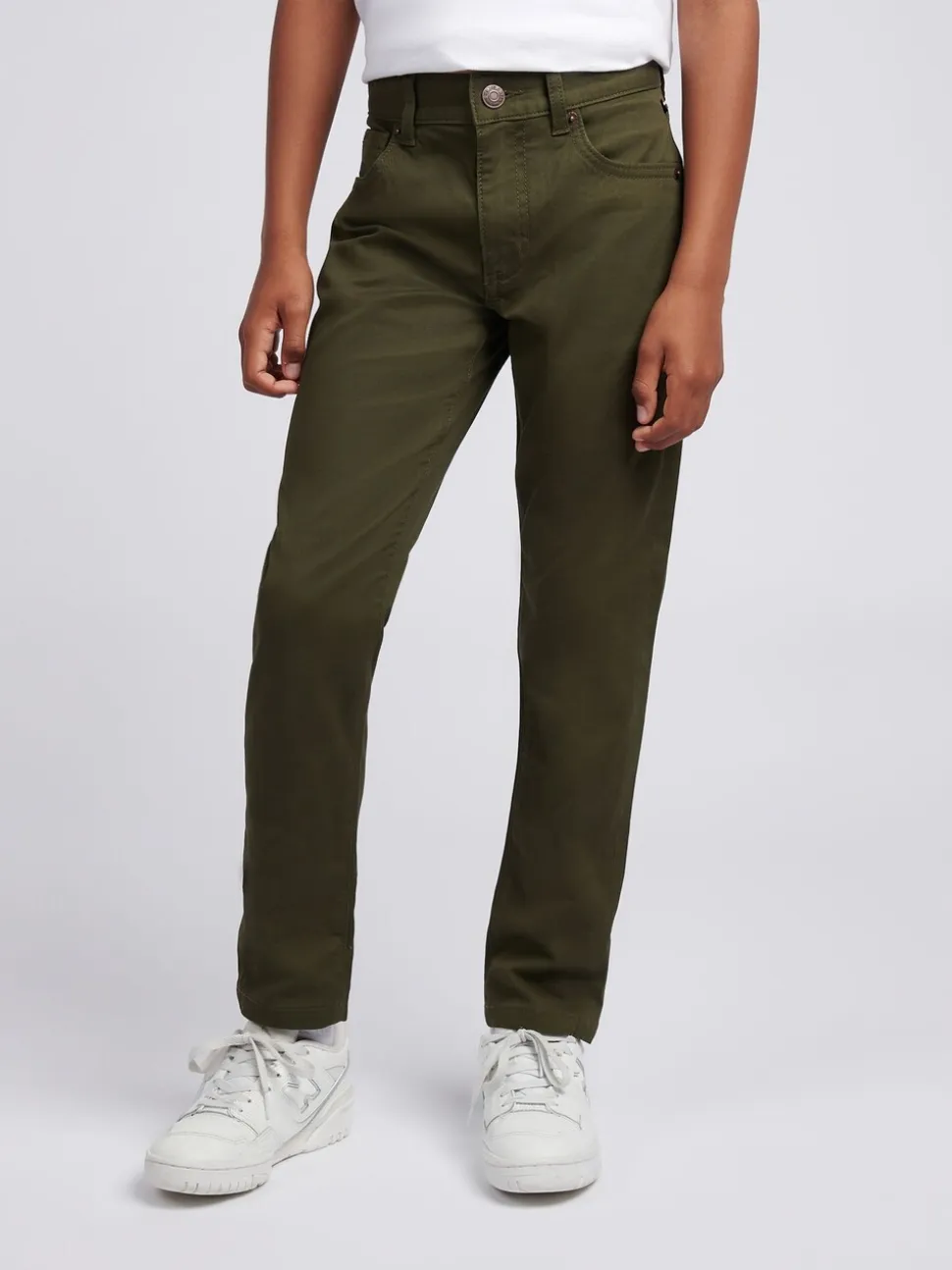 Vert - U.S. Polo Assn. Pantalon Bedford en velours côtelé 5 poches