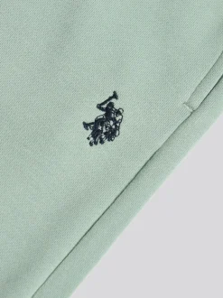 Vert - U.S. Polo Assn. Survêtement Garçons Double Horsemen Loopback