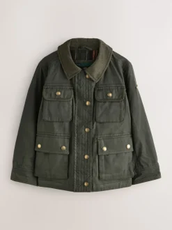 Vert - Veste cirée Superdry