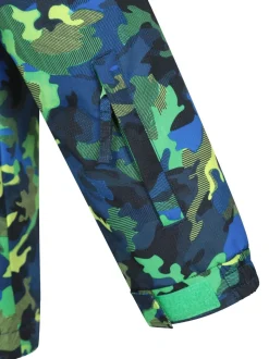 Vert - Veste de ski Mountain Warehouse Mogal imprimée en polaire doublée