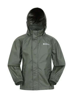 Vert bouteille - Veste imperméable Mountain Warehouse Pakka II
