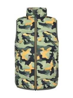 Vert clair - Veste matelassée Mountain Warehouse Rocko imprimée enfant