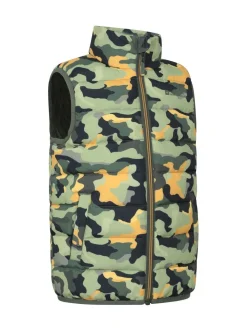 Vert clair - Veste matelassée Mountain Warehouse Rocko imprimée enfant