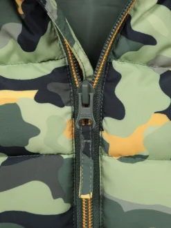 Vert clair - Veste matelassée Mountain Warehouse Rocko imprimée enfant