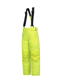 Vert fluo - Pantalon de ski imperméable Mountain Warehouse Falcon Extreme enfant