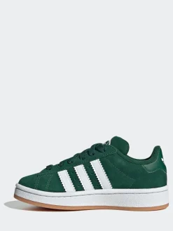 vert foncé - Baskets Adidas Original Campus 00s à lacets élastiques pour enfant