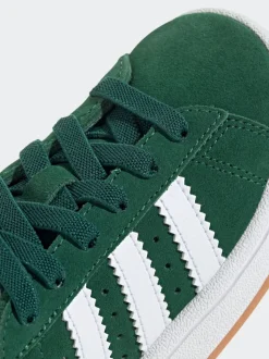 vert foncé - Baskets Adidas Original Campus 00s à lacets élastiques pour enfant