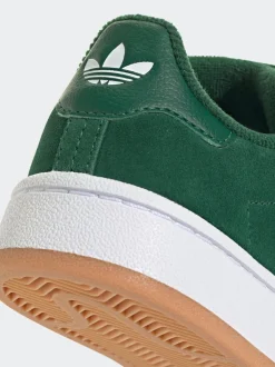 vert foncé - Baskets Adidas Original Campus 00s à lacets élastiques pour enfant