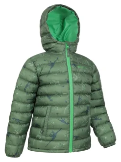 vert foncé - Doudoune imperméable imprimée Mountain Warehouse Seasons