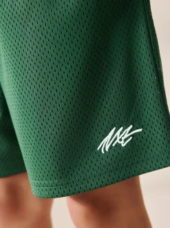 vert foncé - Short sport en maille (3-16ans)