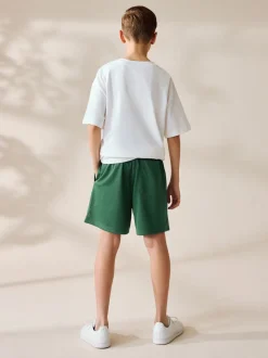 vert foncé - Short sport en maille (3-16ans)