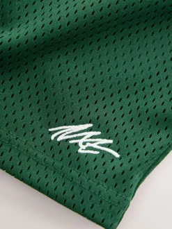 vert foncé - Short sport en maille (3-16ans)