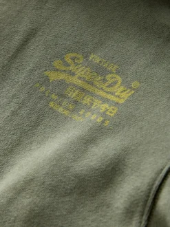 vert foncé - Sweat à capuche Superdry