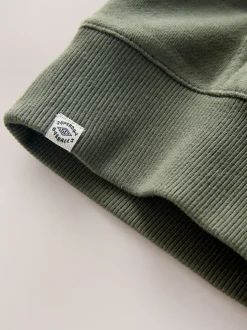 vert foncé - Sweat à capuche Superdry