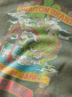 vert foncé - Sweat à capuche Superdry