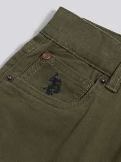 Vert forêt - Pantalons U.S. Polo Assn Core à 5 poches