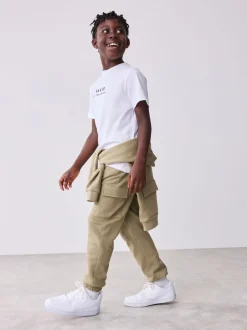 Vert kaki - Baker by Ted Baker Blouson, T-shirt et Joggings Ensemble 3 pièces