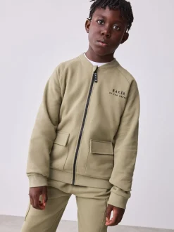 Vert kaki - Baker by Ted Baker Blouson, T-shirt et Joggings Ensemble 3 pièces