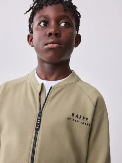 Vert kaki - Baker by Ted Baker Blouson, T-shirt et Joggings Ensemble 3 pièces