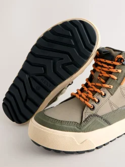 Vert kaki - Bottes hautes à doublure chaude