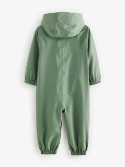 Vert kaki - Combinaison imperméable doublée de polaire (3mths-7yrs)