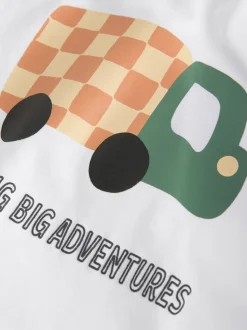 Vert kaki - Ensemble chemise et t-shirt à manches longues (3mois-7ans)