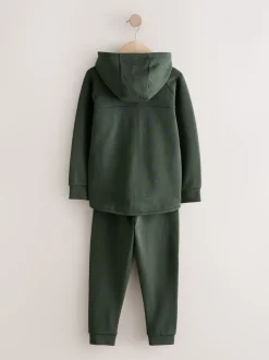 Vert kaki - Ensemble sweats à capuche et joggings Vêtements de sport
