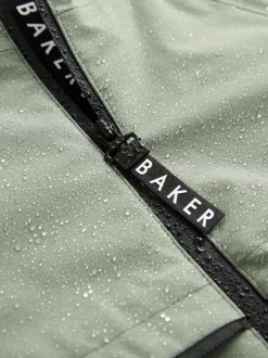 Vert kaki - Manteau Baker by Ted Baker doublé en polaire imperméable