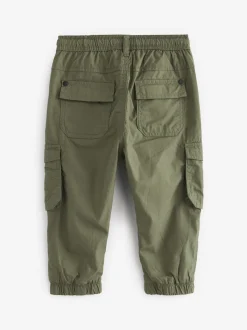 Vert kaki - Pantalon cargo doublé (3mths-7yrs)