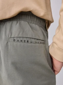 Vert kaki - Pantalon cargo Baker by Ted Baker