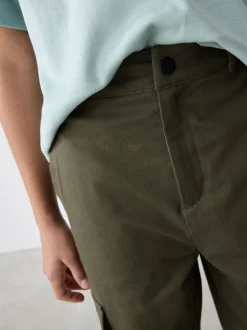 Vert kaki - Pantalon cargo Baker by Ted Baker