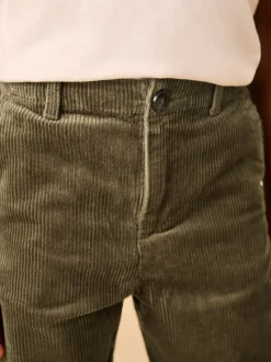 Vert kaki - Pantalon en velours côtelé haut de gamme (3-16ans)