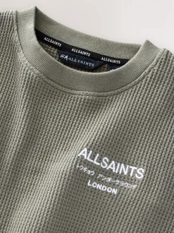 Vert kaki - Sweat-shirt smALLSAINTS Gaufré Underground oversize à Col rond